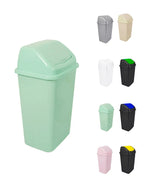 JARDIN202 - Cubo de Basura con Tapadera Basculante - 30/50 Litros - Ideal para Hogar y Oficina