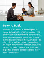 SONGMICS Cesto de la Ropa Sucia con Tapa, 72 L, Cesto de Lavandería de Bambú, Plegable, con Bolsa Lavable Extraíble, Asas, para Lavandería, Dormitorio, Gris/Natural/Negro/Blanco