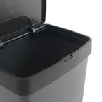 Cubo de Basura de Reciclaje Wellhome 70L Plástico 2 Aperturas