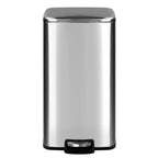 T-lovendo - Cubo de Basura para Cocina 30L | Pedal de Acero Inoxidable | Cierre Suave | Cubo Interior