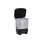 Cubo de Basura Cofan con Pedal Class Rigido y Resistente | Capacidad 10 Litros | Color Gris y Negro