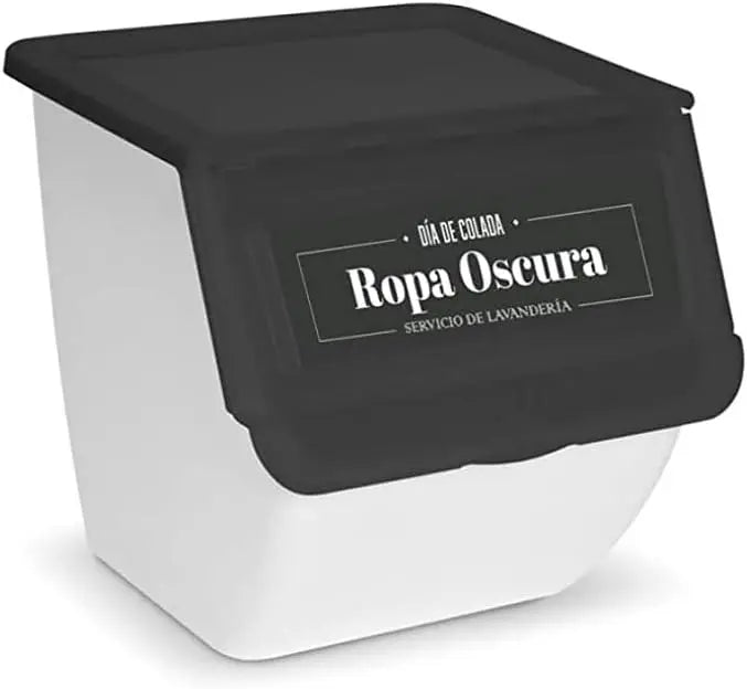 Cubo de Basura de Reciclaje - Pack 3 Cubos Apilables de Cocina con Ruedas - Capacidad 36 L - Ideal para Reciclar (Plástico - Papel - Vidrio)