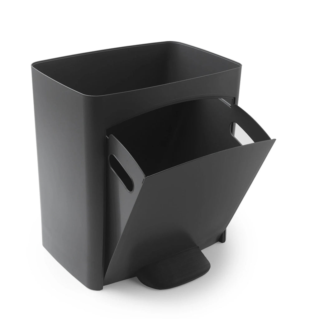 Cubo de Basura de Reciclaje Wellhome 70L Plástico 2 Aperturas