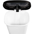 C.A - Cubo de Basura de Plástico con Apertura a Pedal - Libre de BPA - 50 Litros - 63.5cm x 41cm x 36cm