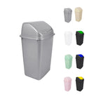 JARDIN202 - Cubo de Basura con Tapadera Basculante - 30/50 Litros - Ideal para Hogar y Oficina