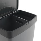 Cubo de Basura de Reciclaje Wellhome 70L Plástico 2 Aperturas