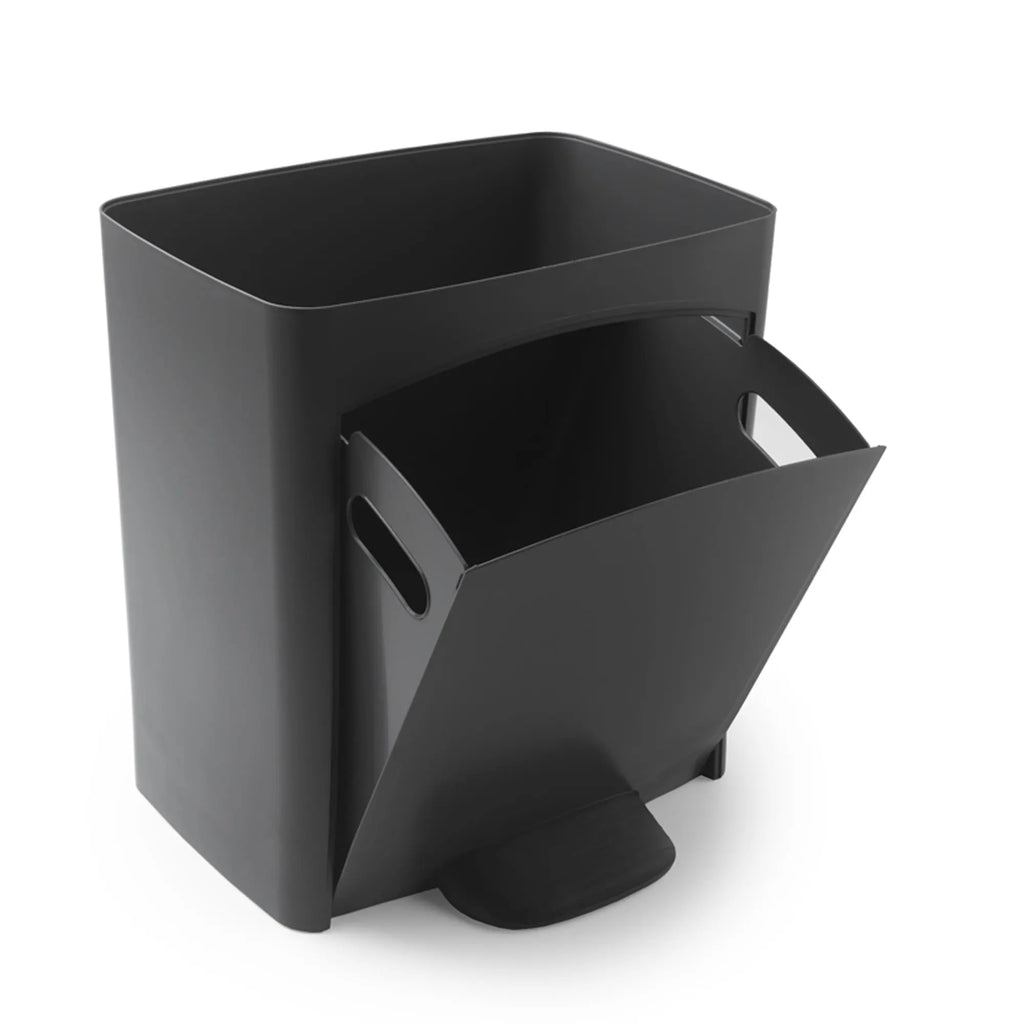 Cubo de Basura de Reciclaje Wellhome 70L Plástico 2 Aperturas