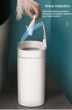 Cubo de basura con Sensor inteligente de 8L/7L, cubo de basura electrónico automático para el hogar, cubo de basura para cocina, inodoro, impermeable, cubo con Sensor de costura estrecha