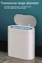 Cubo de basura con Sensor inteligente de 8L/7L, cubo de basura electrónico automático para el hogar, cubo de basura para cocina, inodoro, impermeable, cubo con Sensor de costura estrecha
