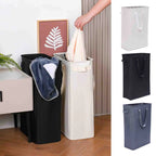 Cesta de almacenamiento de tela, cesta para ropa sucia, cesta para ropa sucia plegable para uso doméstico, baño con placa inferior, cesta para la colada