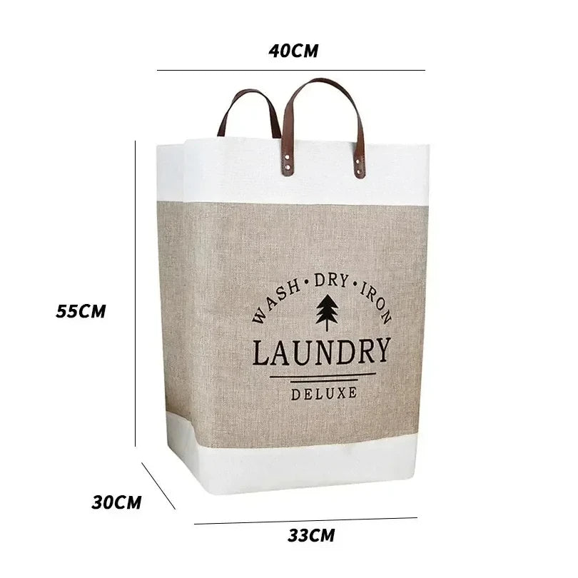 Cesta para la colada de gran capacidad, cesta para ropa sucia, cesta de tela para la colada, cesta de almacenamiento plegable, caja de almacenamiento para el hogar, 1 ud.