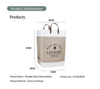 Cesta para la colada de gran capacidad, cesta para ropa sucia, cesta de tela para la colada, cesta de almacenamiento plegable, caja de almacenamiento para el hogar, 1 ud.