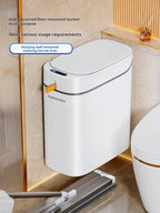 JOYBOS cubo de basura con Sensor inteligente con bolsa de adsorción automática, cubo de basura recargable para el hogar, inodoro, sala de estar y hogar