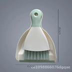 Mini escoba de escritorio y recogedor, herramientas de limpieza para el hogar y la Oficina, plástico de tamaño pequeño, azul cielo, gris, turquesa, opciones disponibles