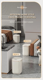 Cubo de basura con Sensor inteligente de 24L, cubo de basura electrónico para baño, cubo de basura con Sensor inteligente automático para cocina, inodoro