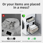 Cesta de lavandería para el hogar, tambor de baño, lavadora, cesta para ropa sucia, agujero libre de hierro, baske magnético plegable para ropa sucia