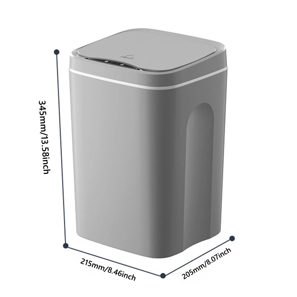 Cubo de basura inteligente de 20L para baño, cubo de basura con Sensor automático, cubo de basura eléctrico, papelera impermeable para cocina, basura de reciclaje