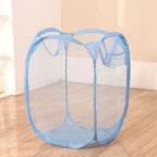 Cesta de lavandería de malla emergente plegable, cesto de ropa portátil para fácil lavado y almacenar ropa sucia, calcetines, juguetes, artículos diversos