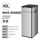 Cubo de basura inteligente para cocina, cubo con Sensor inteligente automático, cubo de basura, papelera para residuos de alimentos, 15/20/30/40/50/60L
