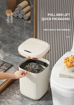 Cubo de basura con Sensor inteligente de 24L, cubo de basura electrónico para baño, cubo de basura con Sensor inteligente automático para cocina, inodoro