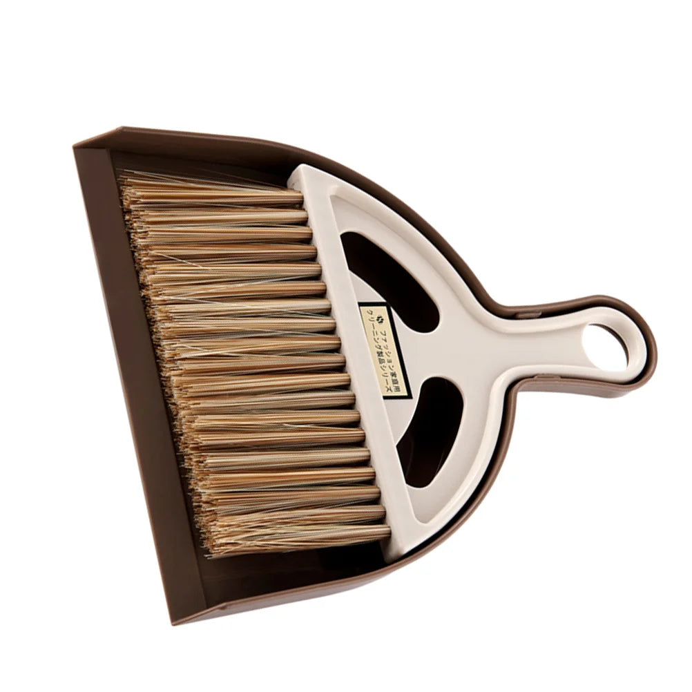 Mini Kit de recogedor de escoba, cepillo de limpieza compacto de plástico blanco para ventilación de aire de coche, tablero, escritorio, teclado de ordenador portátil, limpieza de polvo