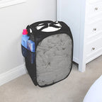Cesta de lavandería plegable para ropa sucia, cesto emergente de malla, bolsa de almacenamiento de juguetes para el hogar, baño, dormitorio, viaje, 1-10 Uds.
