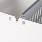 Cubo de basura de cocina de doble capa con tapa, clasificación en seco y húmedo, cubo de basura de gran capacidad para el hogar