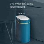 Cubo de basura con Sensor inteligente de 8L/7L, cubo de basura electrónico automático para el hogar, cubo de basura para cocina, inodoro, impermeable, cubo con Sensor de costura estrecha