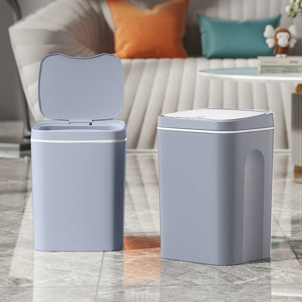 Cubo de basura inteligente de 20L para baño, cubo de basura con Sensor automático, cubo de basura eléctrico, papelera impermeable para cocina, basura de reciclaje