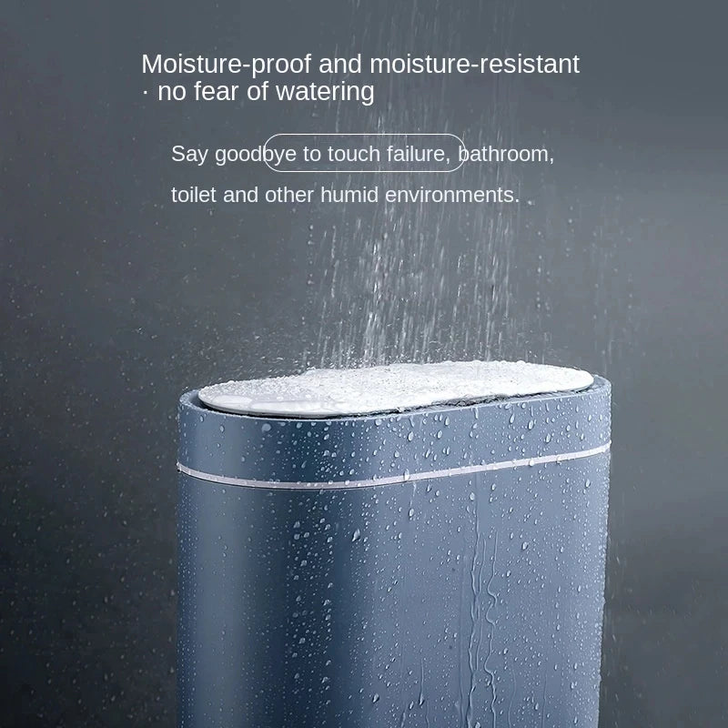 Cubo de basura con Sensor inteligente de 8L/7L, cubo de basura electrónico automático para el hogar, cubo de basura para cocina, inodoro, impermeable, cubo con Sensor de costura estrecha