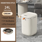 Cubo de basura con Sensor inteligente de 24L, cubo de basura electrónico para baño, cubo de basura con Sensor inteligente automático para cocina, inodoro