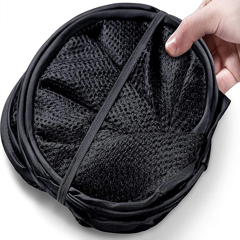 Cesta de lavandería plegable para ropa sucia, cesto emergente de malla, bolsa de almacenamiento de juguetes para el hogar, baño, dormitorio, viaje, 1-10 Uds.