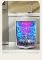 Cubo de basura inteligente para baño de 24/20L, cubo de basura con Sensor automático, cubo de basura de inducción de gran capacidad para cocina y baño