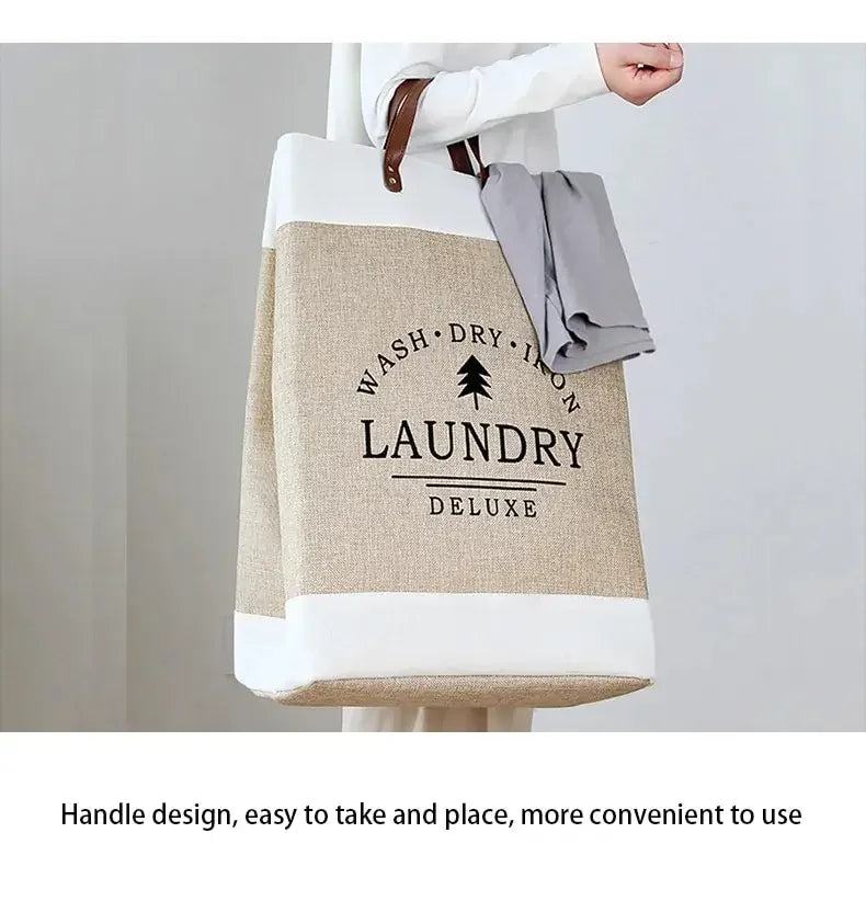 Cesta para la colada de gran capacidad, cesta para ropa sucia, cesta de tela para la colada, cesta de almacenamiento plegable, caja de almacenamiento para el hogar, 1 ud.