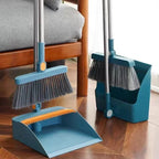 Juego de escoba y pala plegable para el hogar, barredor de plástico, cocina, suelo de madera, escoba y cuchara para pelo de mascotas, herramientas, producto de limpieza