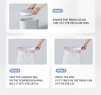 Cubo de basura con Sensor inteligente de 8L/7L, cubo de basura electrónico automático para el hogar, cubo de basura para cocina, inodoro, impermeable, cubo con Sensor de costura estrecha