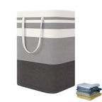Cestas grandes para la colada de 75L con asas, cesto duradero para ropa sucia, cesta de almacenamiento para el hogar, dormitorio, hoteles, lavandería 40*30*60cm