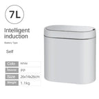 Cubo de basura con Sensor inteligente de 8L/7L, cubo de basura electrónico automático para el hogar, cubo de basura para cocina, inodoro, impermeable, cubo con Sensor de costura estrecha