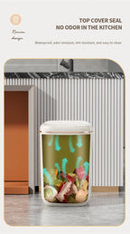 Cubo de basura con Sensor inteligente de 24L, cubo de basura electrónico para baño, cubo de basura con Sensor inteligente automático para cocina, inodoro