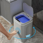 Cubo de basura inteligente de 20L para baño, cubo de basura con Sensor automático, cubo de basura eléctrico, papelera impermeable para cocina, basura de reciclaje