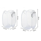 Cesta para ropa sucia Esqueleto Ventilado Plegable Fácil Almacenamiento Cesta para ropa portátil de gran capacidad