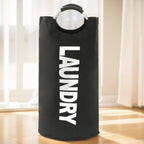 Bolsa de lavandería impermeable de 82L, cesta de lavandería plegable de gran capacidad, cesta de almacenamiento de ropa con asa para lavandería y dormitorio