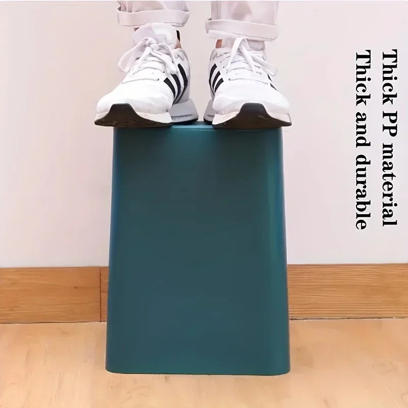 Popular cubo de basura que ahorra espacio resistente a mascotas de 10 litros, caja de plástico duradera a prueba de olores, adecuada para baño y cocina a prueba de fugas