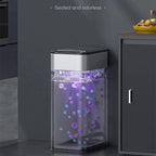 Cubo de basura inteligente para cocina, cubo con Sensor inteligente automático, cubo de basura, papelera para residuos de alimentos, 15/20/30/40/50/60L