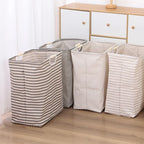 Bolsa plegable portátil de tela, cesta de almacenamiento impermeable para baño, para ropa sucia, venta al por mayor, 1 ud.