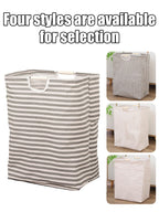Bolsa plegable portátil de tela, cesta de almacenamiento impermeable para baño, para ropa sucia, venta al por mayor, 1 ud.