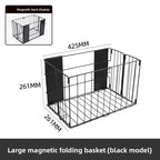Cesta de lavandería para el hogar, tambor de baño, lavadora, cesta para ropa sucia, agujero libre de hierro, baske magnético plegable para ropa sucia