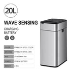 Cubo de basura inteligente para cocina, cubo con Sensor inteligente automático, cubo de basura, papelera para residuos de alimentos, 15/20/30/40/50/60L