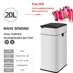 Cubo de basura de 9/15/20/30/40/50/60L, cubo de basura con Sensor inteligente de acero inoxidable de gran capacidad, cubo de basura automático, cubo de basura de cocina