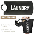 Bolsa de lavandería impermeable de 82L, cesta de lavandería plegable de gran capacidad, cesta de almacenamiento de ropa con asa para lavandería y dormitorio